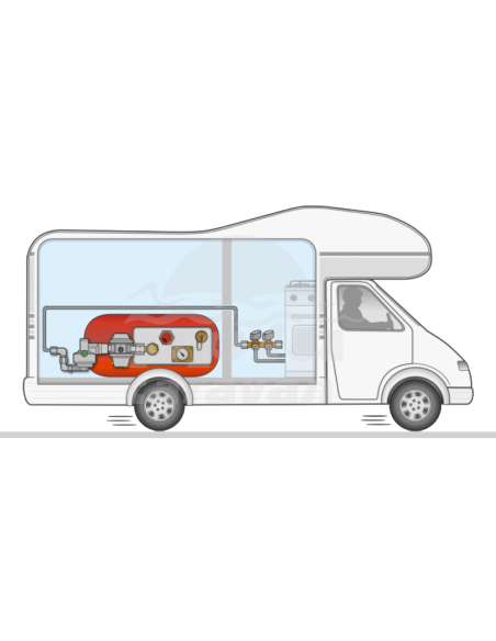 CARAMATIC DRIVEONE TANQUE GLP 105º