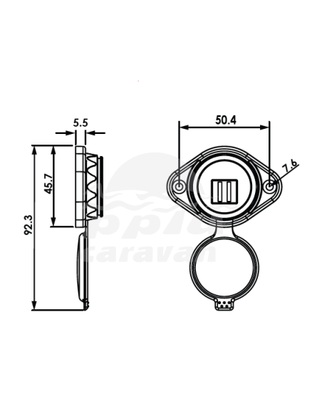 CARGADOR USB 3.0 + tipo C