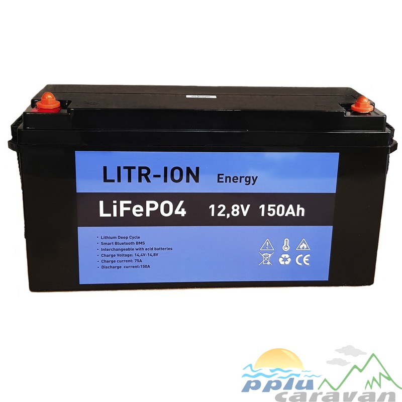 12V 100Ah LiFePO4 batería de litio Bluetooth 150A BMS – Litio Tienda