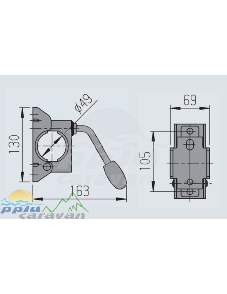 AL-KO ABRAZADERA RÍGIDA