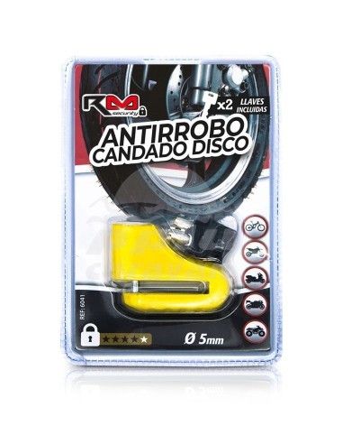 ANTIROBO MOTO DISCO 5MM