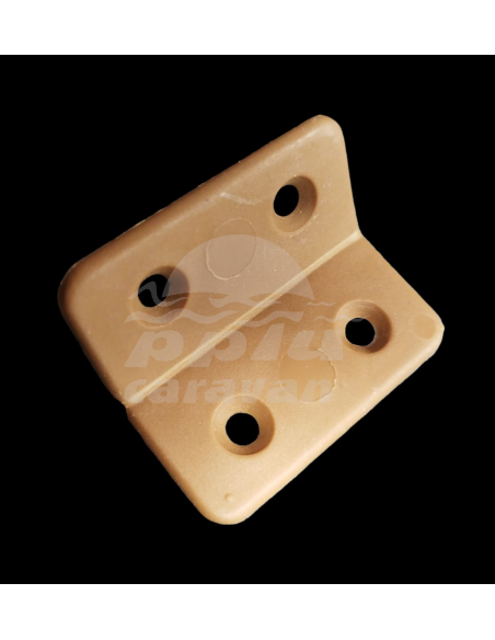 BISAGRA PLÁSTICO MARRÓN