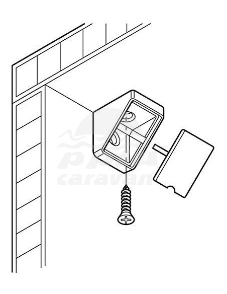 ESCUADRA SUJECIÓN MOBILIARIO BLANCO
