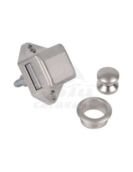 CERRADURA BOTÓN BLOQUEO SILVER