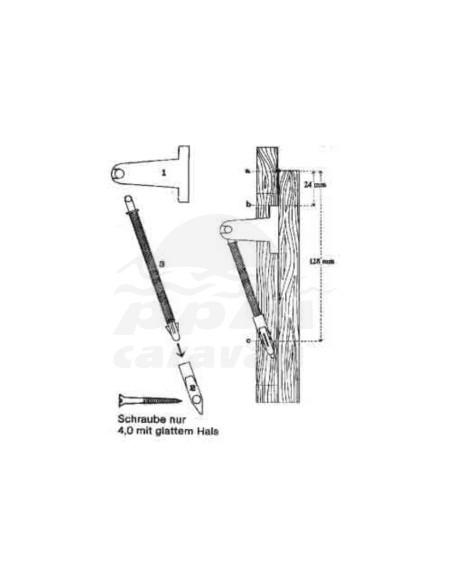BISAGRA SOPORTE PUERTA CON MUELLE
