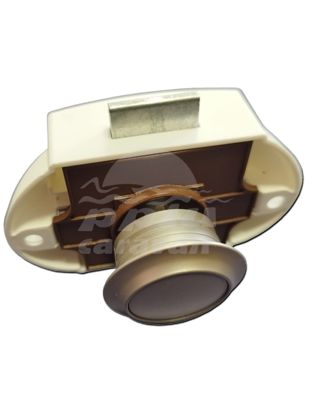 CERRADURA BOTÓN BLOQUEO PLATEADO