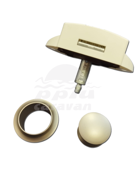 CERRADURA BOTÓN BLOQUEO PLATEADO