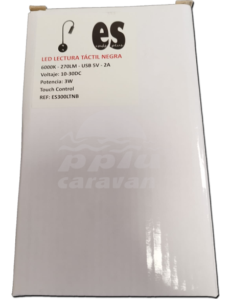 LED LECTURA TÁCTIL NEGRO