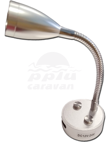 LED LECTURA TÁCTIL CUELLO CISNE SILVER