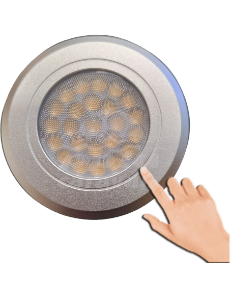 FOCO LED TACTIL SILVER