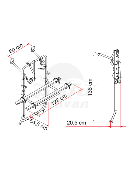 FIAMMA CARRY-BIKE VITO RESTYLING