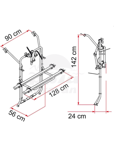 FIAMMA PORTABICIS VW T5