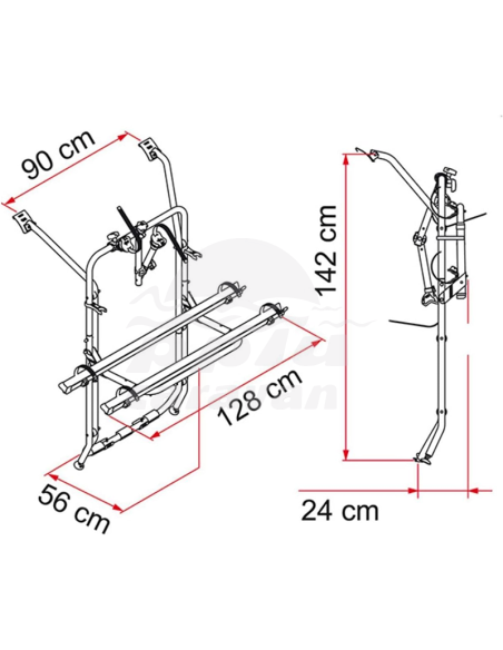 FIAMMA PORTABICIS VW T5