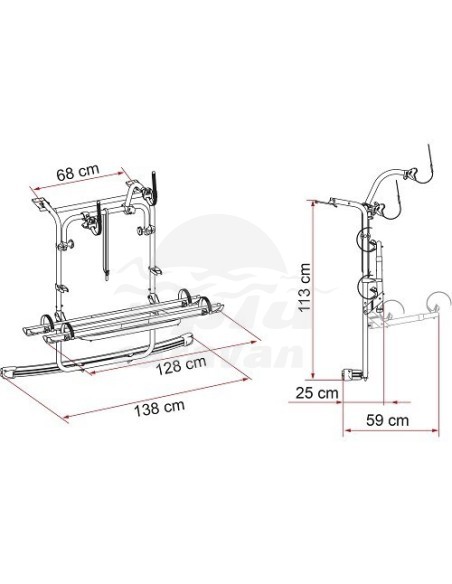 FIAMMA CARRY-BIKE VW CADDY