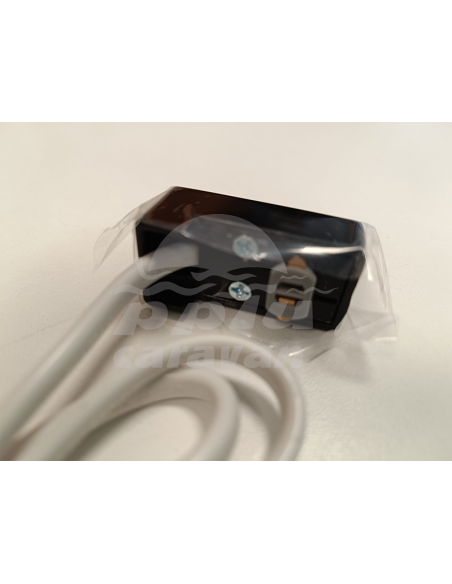 DOMETIC CONECTOR 12V RAIL PR BLACK