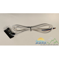 DOMETIC CONECTOR 12V RAIL PR BLACK