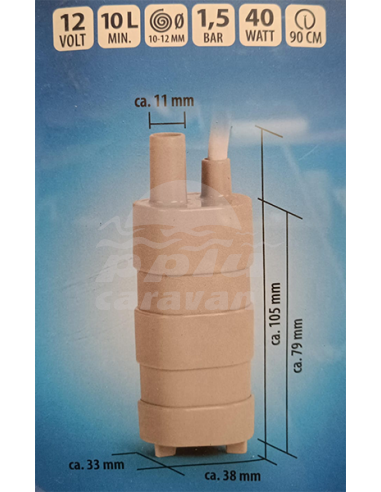 CARBEST BOMBA SUMERGIBLE 10LTS.