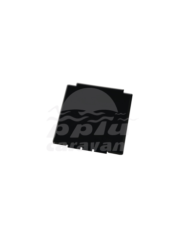 TAPA TOMA CUADRADA NEGRA CEE