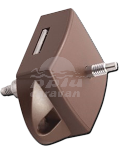 CERRADURA CON TIRADORES MARRÓN