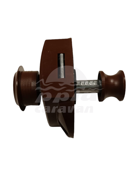 CERRADURA CON TIRADORES MARRÓN