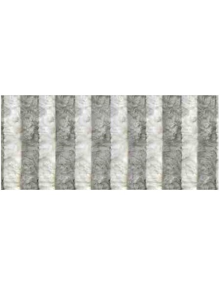 CORTINA CHELINA BLANCO GRIS 185X56