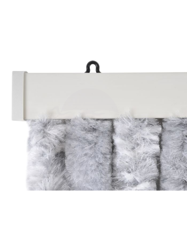 CORTINA CHELINA BLANCO GRIS 185X56