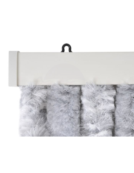 CORTINA CHELINA GRIS  AZULES 185X56