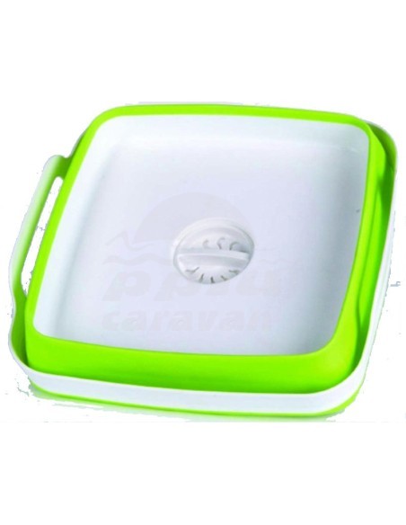 RECIPIENTE CON ASAS PLEGABLE