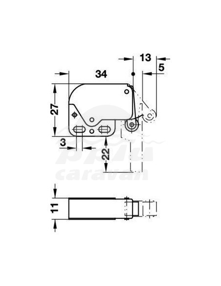 PESTILLO CIERRE DE MUELLE MINI
