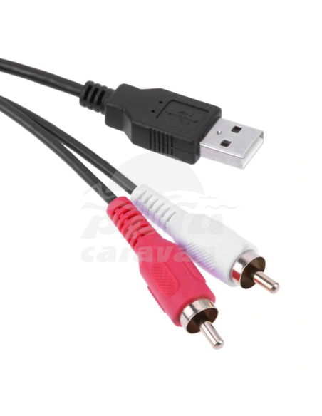 TOMA USB+AUX CON RCA