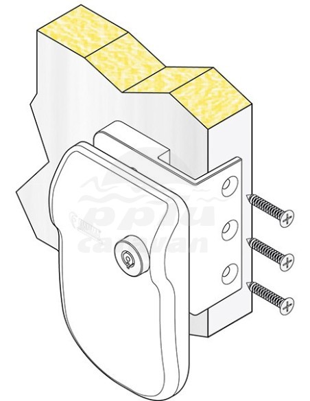 SAFE DOOR FRAME3 BLACK NEGRO