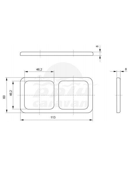 DOBLE MARCO GRIS OSCURO