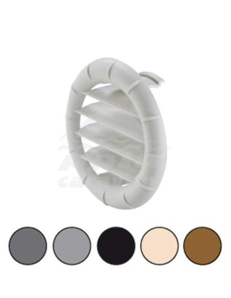 SALIDA AIRE EXTREMO GRIS CLARO