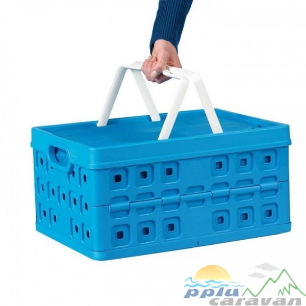 Cepewa Cesta de la compra plegable con función térmica azul con función térmica 30 L bolsa aislante bolsa isotérmica cesta de pícnic 