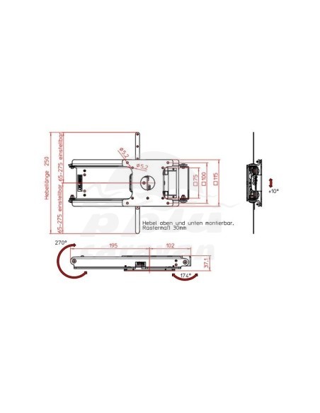 SOPORTE TV BASIC 2XL