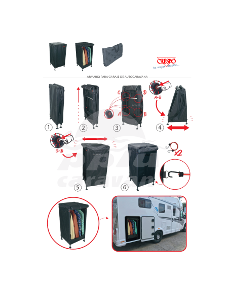 ARMARIO PLEGABLE AUTOCARAVANA