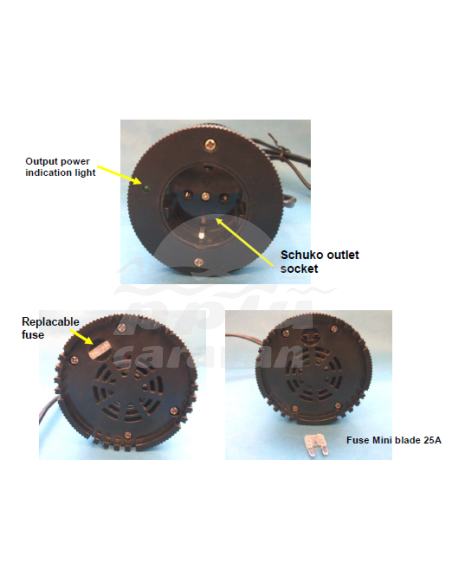 INVERSOR CON USB 200W