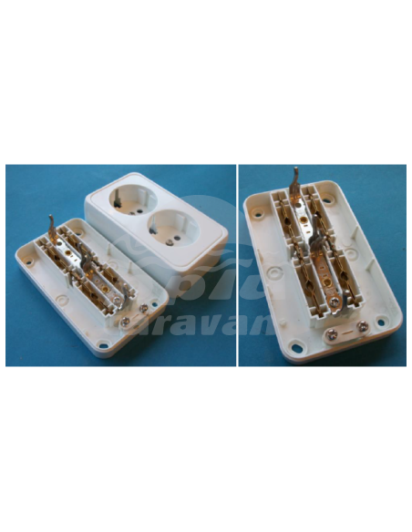 ENCHUFE SUPERFICIE DOBLE