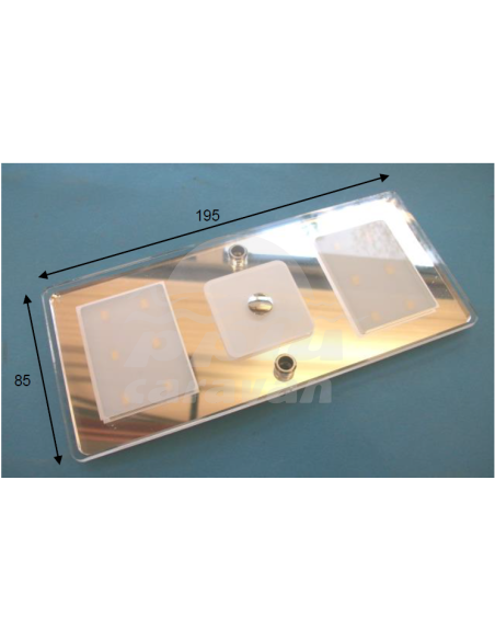 LED BLANCO/AZUL TECHO TÁCTIL