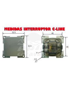 INTERRUPTOR SENCILLO BLANCO 2