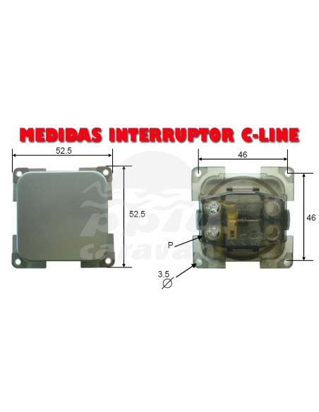 INTERRUPTOR SENCILLO BLANCO