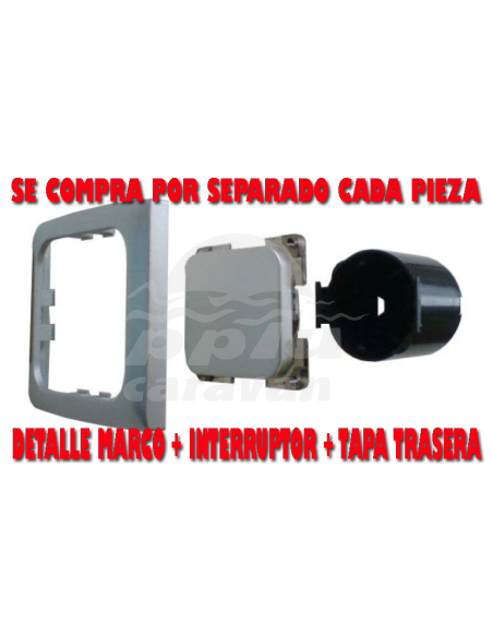 INTERRUPTOR SENCILLO MARRÓN