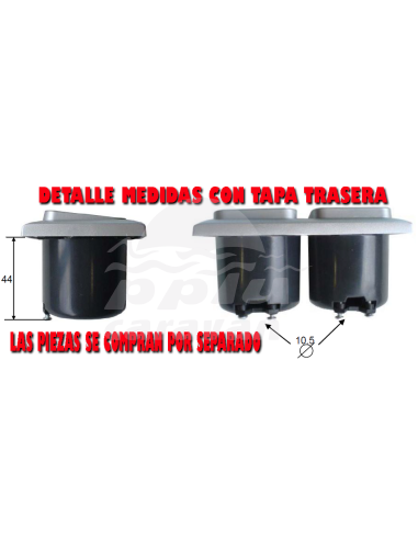 INTERRUPTOR DOBLE NEGRO