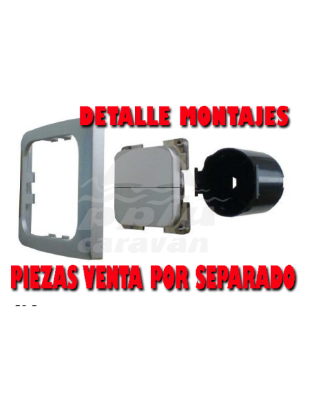 INTERRUPTOR DOBLE NEGRO