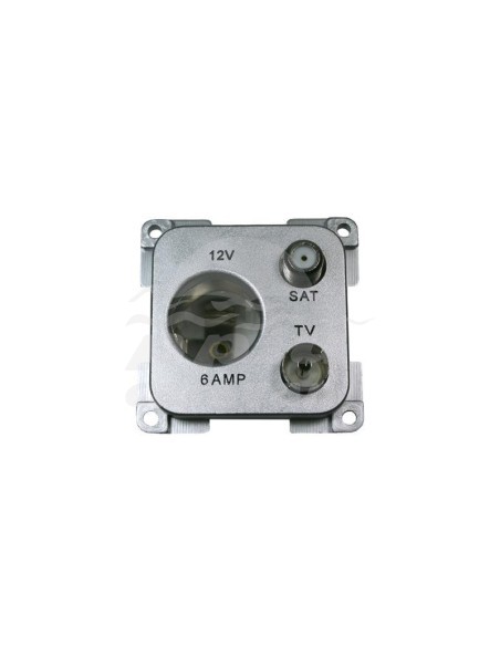 TOMA 12V + TV + SAT SILVER