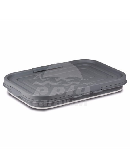 CESTA-CAJA PLEGABLE CON TAPA 38LTS.